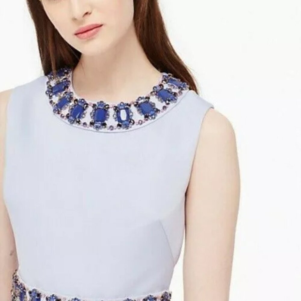 Kate Spade Madison Avenue Collection Alexina Lilac Purple Jewels RHINESTONE SZ 0